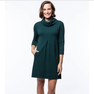 Tyler Boe Kim Cowl Cotton Cashmere Dress